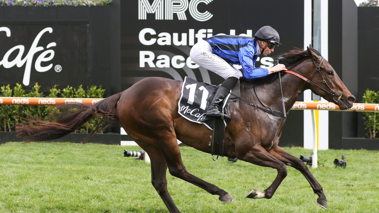 Asfoora triumphs in the Caulfield Sprint, 2022 Image 1